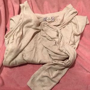 Open Shoulder Sweater NWOT